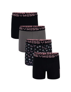 Calzoncillos elásticos Messi para niños - 4 unidades - Rosa