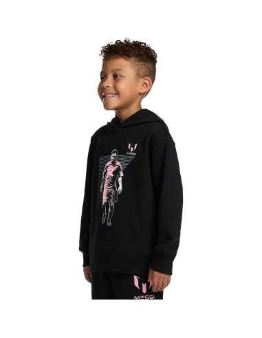 Sudadera con Capucha para Niños Messi - Forro Polar, Talla 6