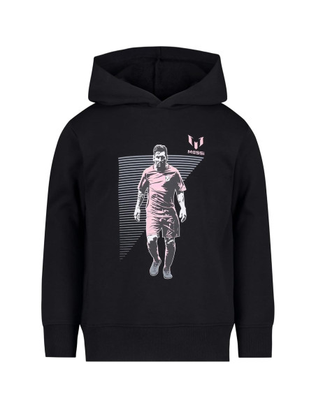 Sudadera con Capucha para Niños Messi - Forro Polar, Talla 6