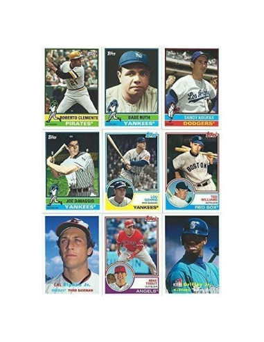 Conjunto Completo 300 Tarjetas Topps Archives 2015 Béisbol Mint