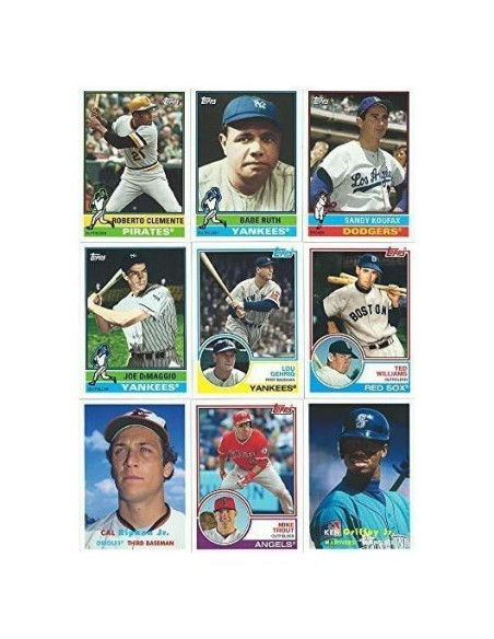 Conjunto Completo 300 Tarjetas Topps Archives 2015 Béisbol Mint