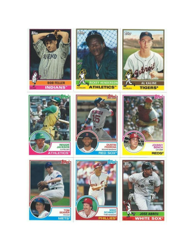 Conjunto Completo 300 Tarjetas Topps Archives 2015 Béisbol Mint