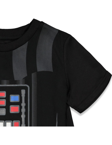 Conjunto 3 Piezas Darth Vader para Niños - Camiseta, Pantalones Cortos y Capa