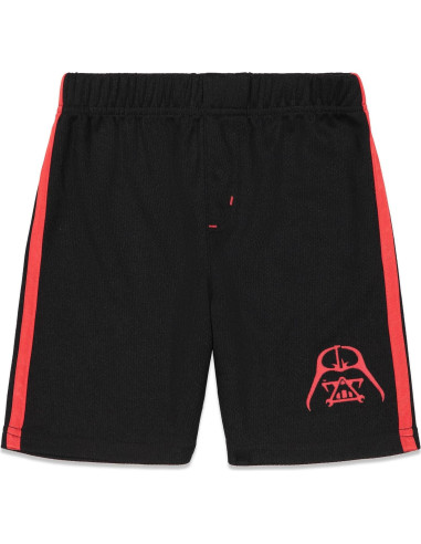 Conjunto 3 Piezas Darth Vader para Niños - Camiseta, Pantalones Cortos y Capa