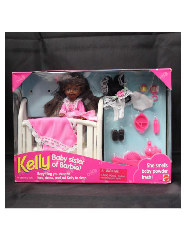 Muñeca Kelly AA Nueva Hermana de Barbie Mattel 1994 11.43 cm