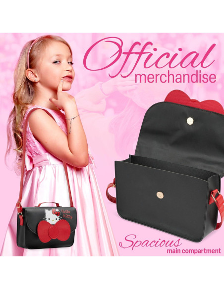 Bolsa Cruzada Hello Kitty Cerda para Niñas Kawaii 25x7cm