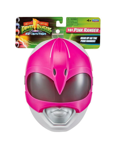 Máscara de Juego Power Rangers Rosa Playmates Toys 20x7.6cm