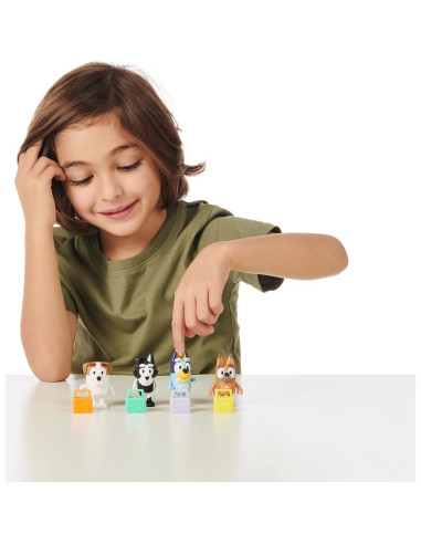 Figuras de Escuela Bluey - Paquete de 4 Amigos 6.35-7.62 cm