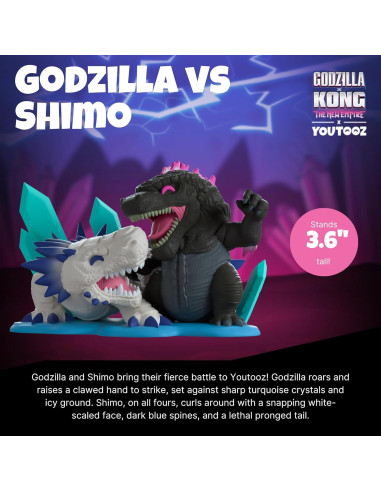 Figura de Vinilo Godzilla vs Shimo Youtooz 9.14 cm Coleccionable