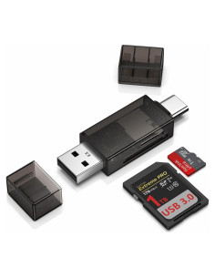 Lector de Tarjetas SD USB C ANDHOT para iPhone 16 y Samsung