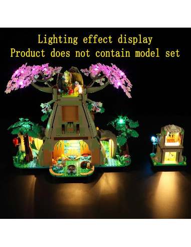 Kit de Luz LED GEAMENT para Lego El Gran Árbol Deku 77092