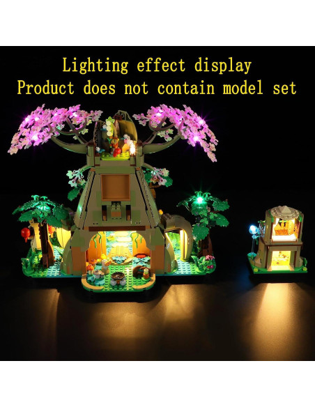 Kit de Luz LED GEAMENT para Lego El Gran Árbol Deku 77092