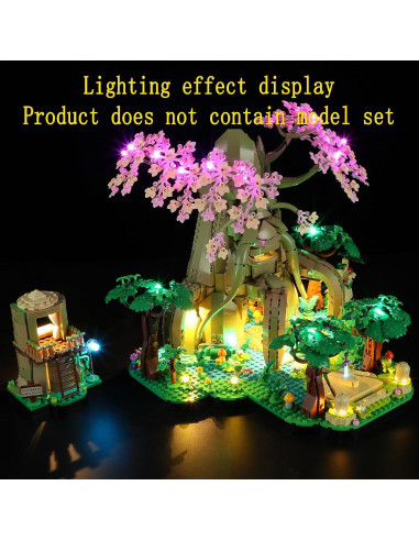 Kit de Luz LED GEAMENT para Lego El Gran Árbol Deku 77092