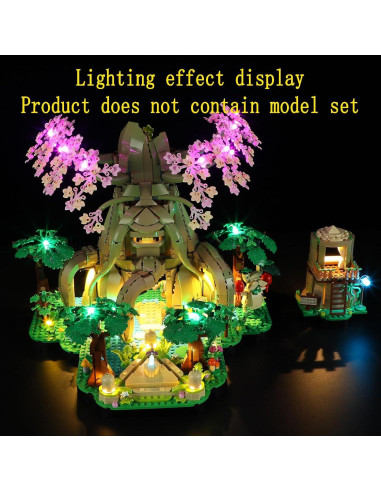 Kit de Luz LED GEAMENT para Lego El Gran Árbol Deku 77092