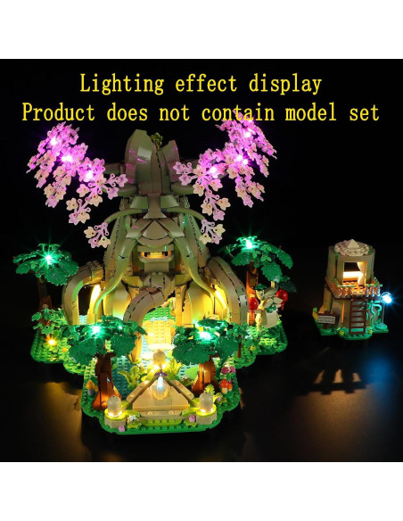 Kit de Luz LED GEAMENT para Lego El Gran Árbol Deku 77092