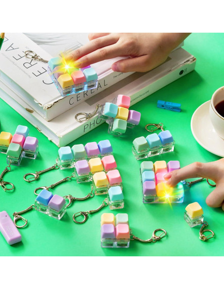 12 Juguetes de Alivio de Estrés RoundFunny Clicker Teclado