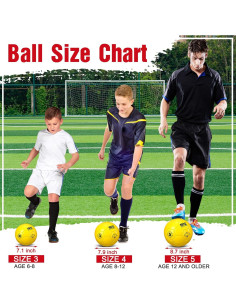 Set 4 Balones de Fútbol Shappy Tamaño 3 con Bomba y Bolsa 2