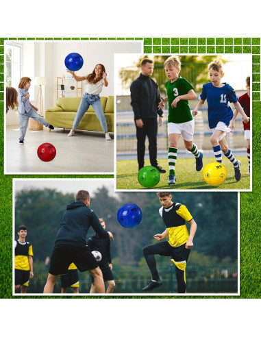 Set 4 Balones de Fútbol Shappy Tamaño 3 con Bomba y Bolsa