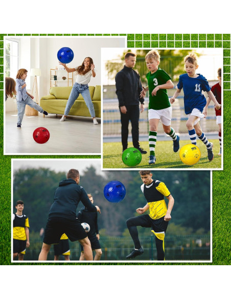 Set 4 Balones de Fútbol Shappy Tamaño 3 con Bomba y Bolsa