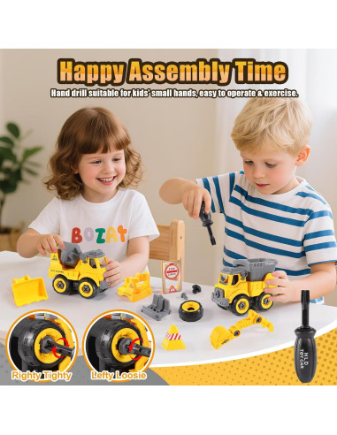 Juguete de Construcción LUDILO con Taladro Eléctrico 3-5 Años