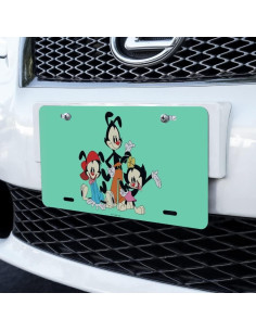 Placa de Licencia de Metal Animaniacs Graphics & More 15.2x30.5cm 2