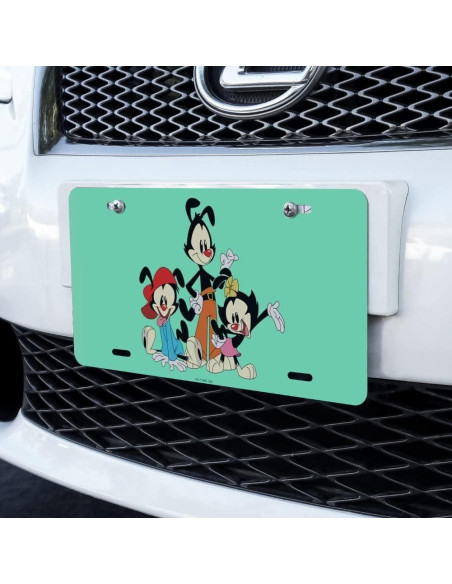 Placa de Licencia de Metal Animaniacs Graphics & More 15.2x30.5cm