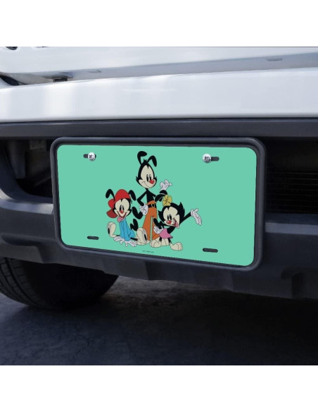Placa de Licencia de Metal Animaniacs Graphics & More 15.2x30.5cm