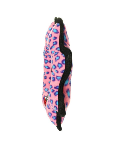 Juguete para Perro TUFFY Paquete de 2 Leopardo Rosa Resistente