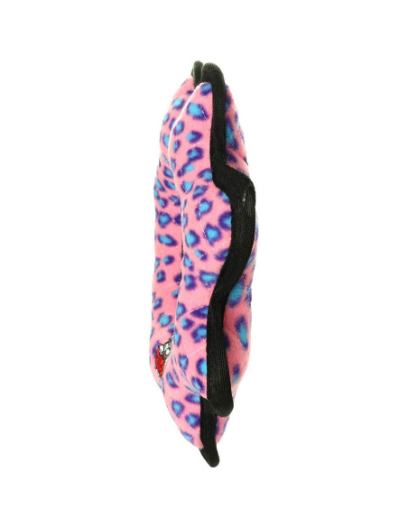 Juguete para Perro TUFFY Paquete de 2 Leopardo Rosa Resistente