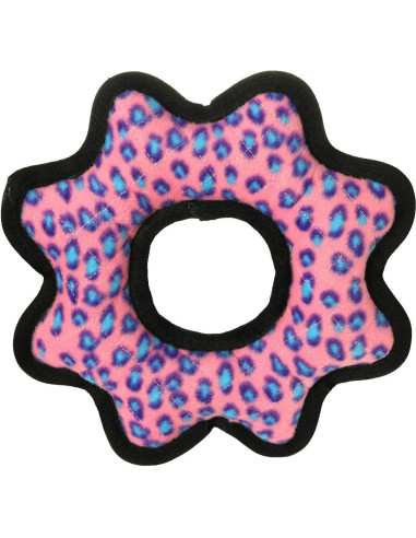 Juguete para Perro TUFFY Paquete de 2 Leopardo Rosa Resistente