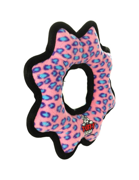 Juguete para Perro TUFFY Paquete de 2 Leopardo Rosa Resistente