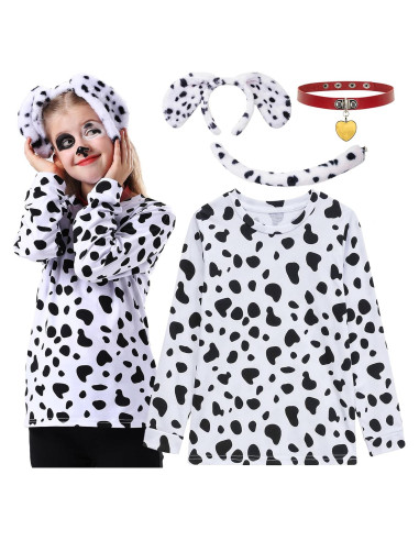 Disfraz de Dálmata para Niños ZeroShop 5 Piezas 101 Días