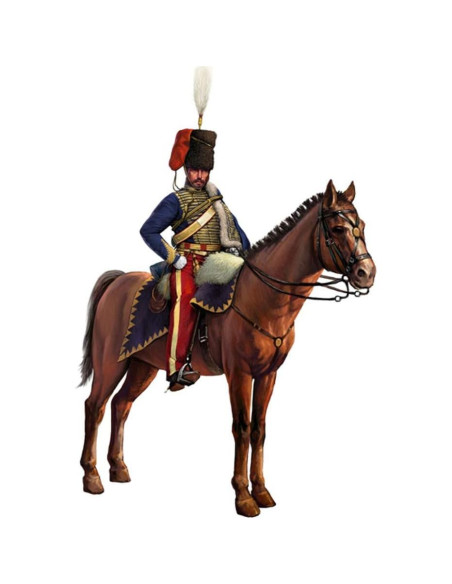 Kit de Modelo Italeri 11 Húsares Británicos Guerra Crimea 1:72