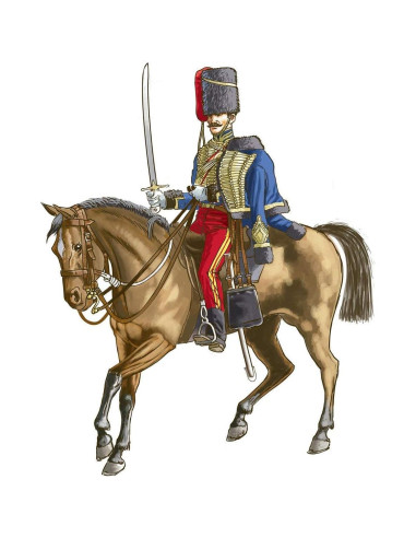 Kit de Modelo Italeri 11 Húsares Británicos Guerra Crimea 1:72