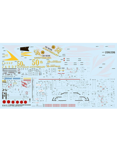 Modelo de Plástico Platz F-1 Fuerza Aérea Japón 1/72 AC-66