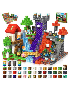 400 PCS Bloques Magnéticos Magneverse T103 para Niños 3-12 Años