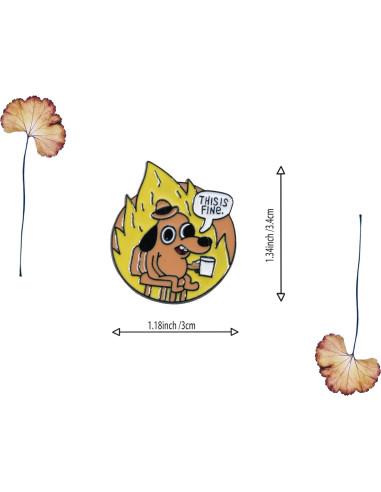 Conjunto de 9 Pines de Esmalte Divertidos TungminJ para Niñas