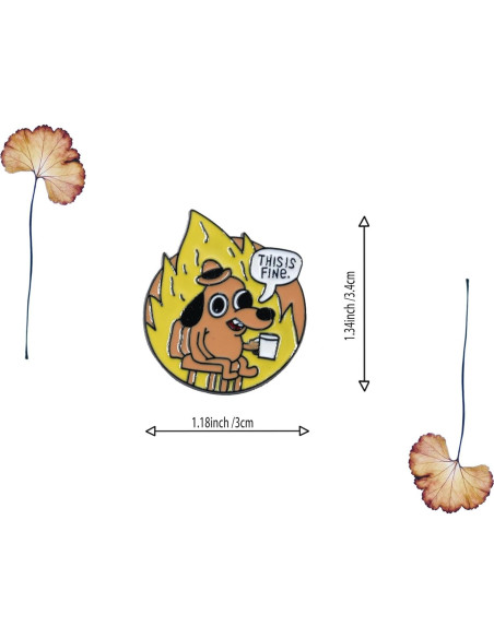 Conjunto de 9 Pines de Esmalte Divertidos TungminJ para Niñas