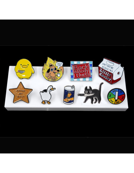 Conjunto de 9 Pines de Esmalte Divertidos TungminJ para Niñas