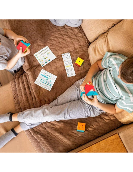 Juego de Cubos Rápidos 3-en-1 Nabreeli 2x2 3x3 Pirámide