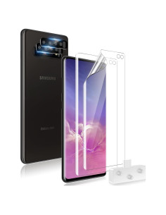 Paquete TOCOL 2+2 para Samsung Galaxy S10 Plus - 2 Protectores TPU y 2 de Lente