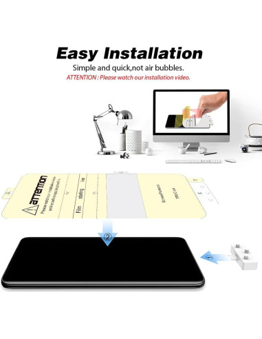 Paquete TOCOL 2+2 para Samsung Galaxy S10 Plus - 2 Protectores TPU y 2 de Lente