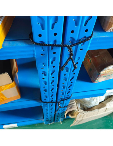 5 Ataduras de Cable Reutilizables ITROLLE 60 cm Goma Negra