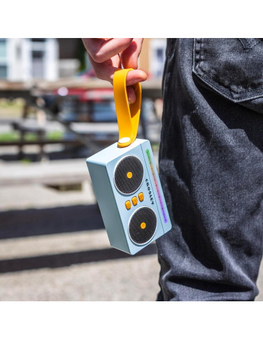 Altavoz Bluetooth Portátil Crosley CR3050A-SB Retro LED Azul