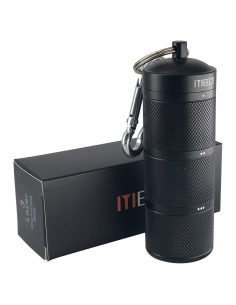 Organizador de Pastillas MEECN 3 Capas Aluminio Impermeable Negro