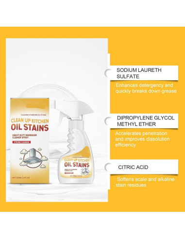 Desengrasante de Cocina EFL 118 ml - Limpiador Multiusos