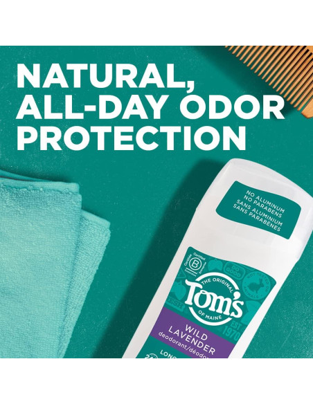 Desodorante Natural Tom's of Maine 63.5 g Lavanda Sin Aluminio