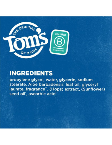 Desodorante Natural Tom's of Maine 63.5 g Lavanda Sin Aluminio