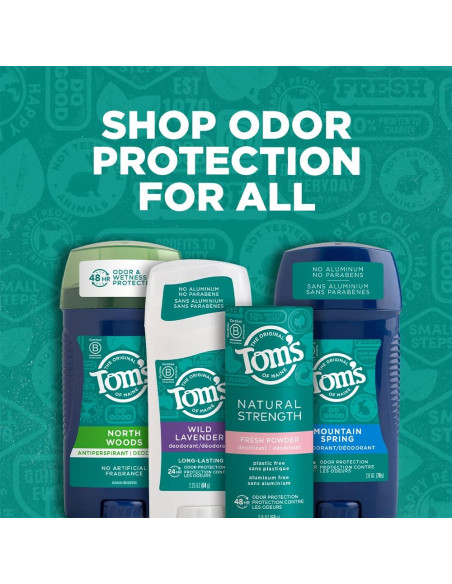 Desodorante Natural Tom's of Maine 63.5 g Lavanda Sin Aluminio