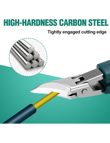 Cortauñas Antisalpicaduras FFyeiiy Set de 3 Piezas Verde